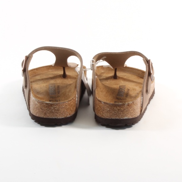 Women’s Birkenstock Gizeh Brown Cork Sandals NEW - Picture 5 of 8